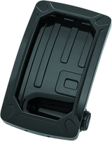 Kuryakyn Nova Curved Vertical Mount Side License Plate Holder Gloss Black - Cycle City Outdoors
