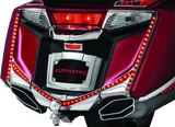 Kuryakyn L.E.D. Vertical Rear Light Strips 12-17 GL1800 Chrome Red Lens - Cycle City Outdoors