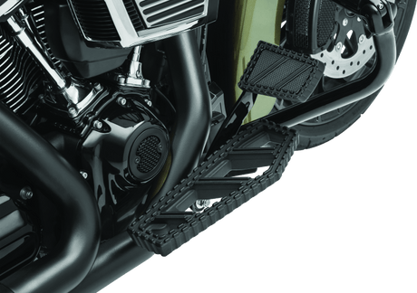 Kuryakyn Riot Brake Pedal Pad FL Models Satin Black - Cycle City Outdoors