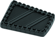 Kuryakyn Riot Brake Pedal Pad FL Models Satin Black - Cycle City Outdoors