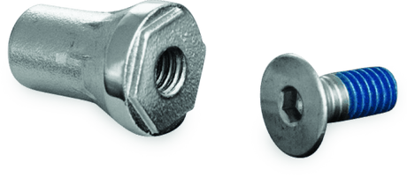 Kuryakyn Replacement Tapered Peg Mount With Screw Chrome - Cycle City Outdoors