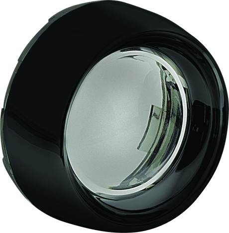 Kuryakyn Deep Dish Bezel For Bullet Turn Signals Smoke Lens Gloss Black - Cycle City Outdoors