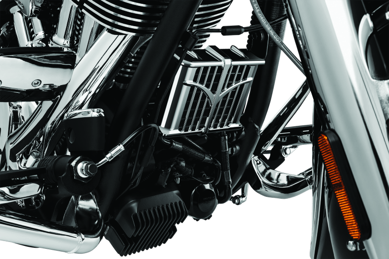 Kuryakyn Oil Cooler Cover 14-23 Indian Models Chrome - Cycle City Outdoors