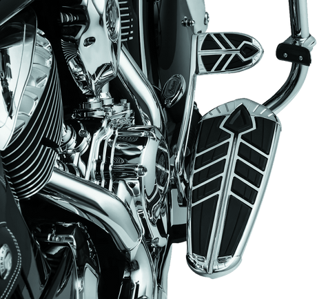 Kuryakyn Spear Brake Pedal Pad For 14-23 Indian Models Chrome - Cycle City Outdoors