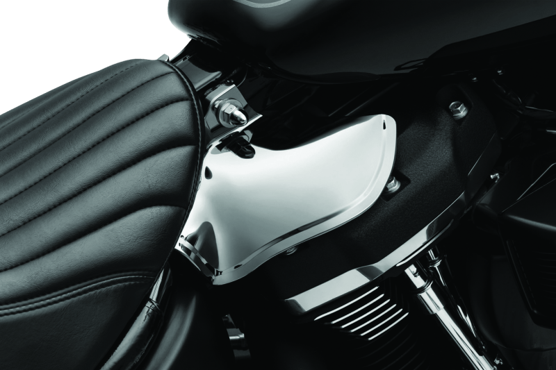 Kuryakyn Saddle Shields Heat Deflectors 18-Up Softail Models Smoke - Cycle City Outdoors