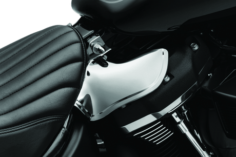 Kuryakyn Saddle Shields Heat Deflectors 18-Up Softail Models Smoke - Cycle City Outdoors