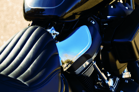 Kuryakyn Saddle Shields Heat Deflectors 18-Up Softail Models Smoke - Cycle City Outdoors