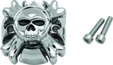 Kuryakyn Replacement Zombie Grip Emblems Without Throttle Boss Chrome - Cycle City Outdoors