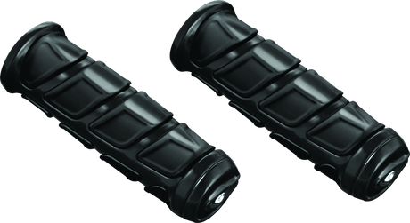 Kuryakyn Kinetic Grips Universal 1in Gloss Black - Cycle City Outdoors