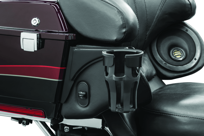 Kuryakyn Reflex Drink Holder-Passenger Mount Black - Cycle City Outdoors