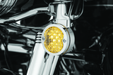 Kuryakyn Mesh Turn Signal Bezels 3-1/4in Chrome - Cycle City Outdoors