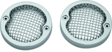 Kuryakyn Mesh Turn Signal Bezels 3-1/4in Chrome - Cycle City Outdoors