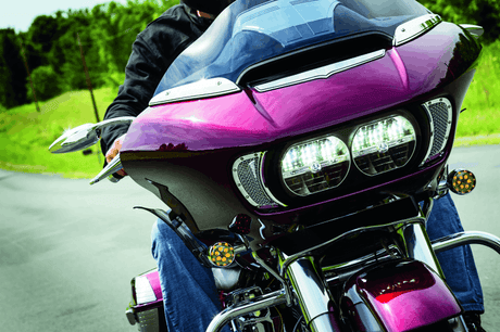 Kuryakyn Mesh Headlight Vent Accents Chrome - Cycle City Outdoors