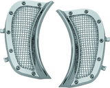 Kuryakyn Mesh Headlight Vent Accents Chrome - Cycle City Outdoors