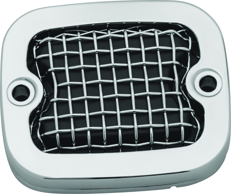 Kuryakyn Mesh Master Cylinder Cover Brk Chrome - Cycle City Outdoors