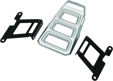 Kuryakyn Dillinger Luggage Rack Silver - Cycle City Outdoors