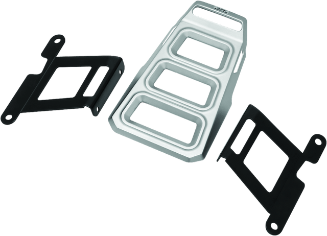 Kuryakyn Dillinger Luggage Rack Silver - Cycle City Outdoors