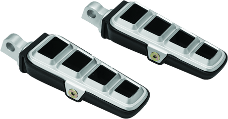 Kuryakyn Dillinger Pegs With Male Mount Adapter Silver - Cycle City Outdoors