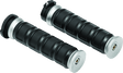 Kuryakyn Dillinger Grips Dual Cable Silver - Cycle City Outdoors