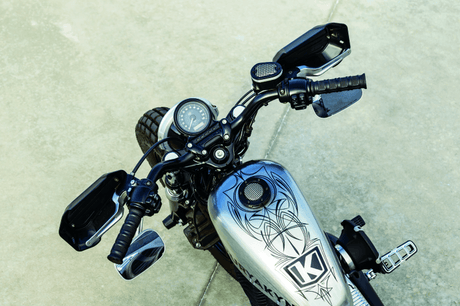 Kuryakyn Dillinger Grips Dual Cable Satin Black - Cycle City Outdoors