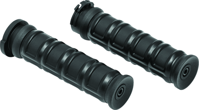 Kuryakyn Dillinger Grips Dual Cable Satin Black - Cycle City Outdoors