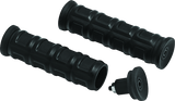 Kuryakyn Dillinger Grips 1in Universal Black - Cycle City Outdoors