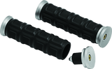 Kuryakyn Dillinger Grips 7/8in Universal Nickel - Cycle City Outdoors