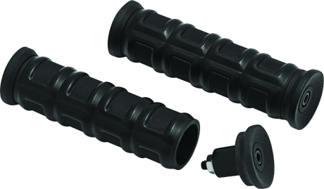 Kuryakyn Dillinger Grips 7/8in Universal Black - Cycle City Outdoors