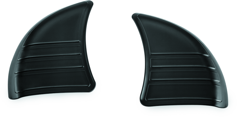 Kuryakyn Tri-Line Inner Fairing Cover Plates Gloss Black - Cycle City Outdoors