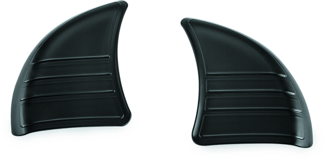 Kuryakyn Tri-Line Inner Fairing Cover Plates Gloss Black - Cycle City Outdoors