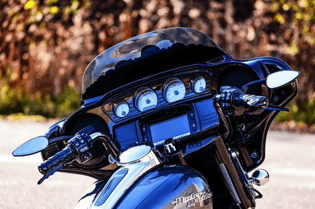 Kuryakyn Tri-Line Inner Fairing Cover Plates Gloss Black - Cycle City Outdoors