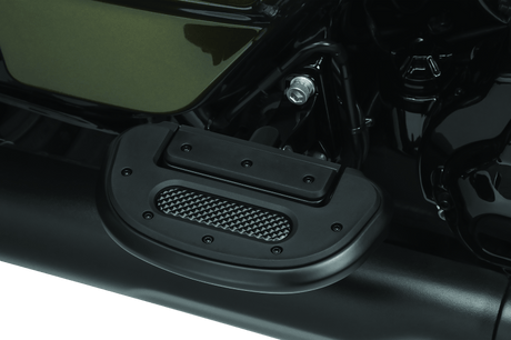 Kuryakyn Heavy Industry Passenger Floorboard Without Adapter Black - Cycle City Outdoors