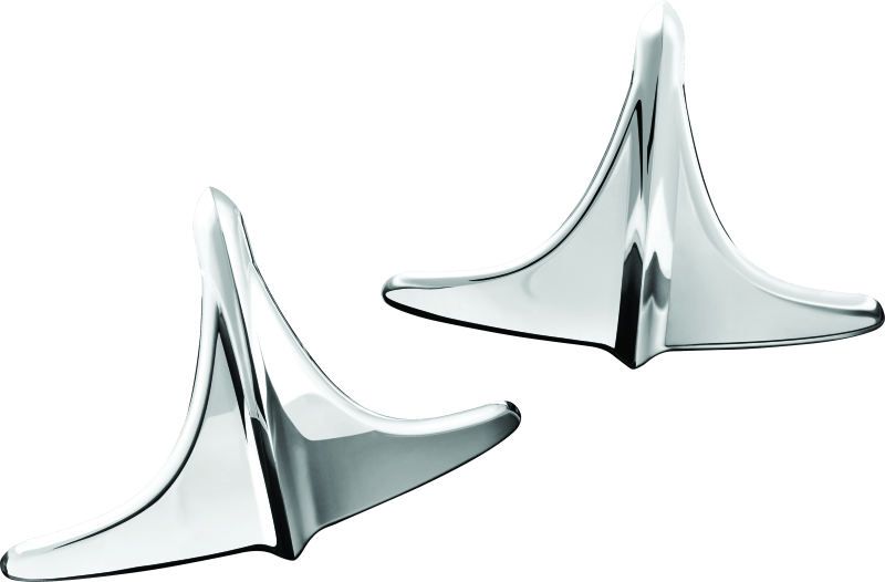 Kuryakyn Rear Fender Accents, Leading Edge, Chrome - Cycle City Outdoors