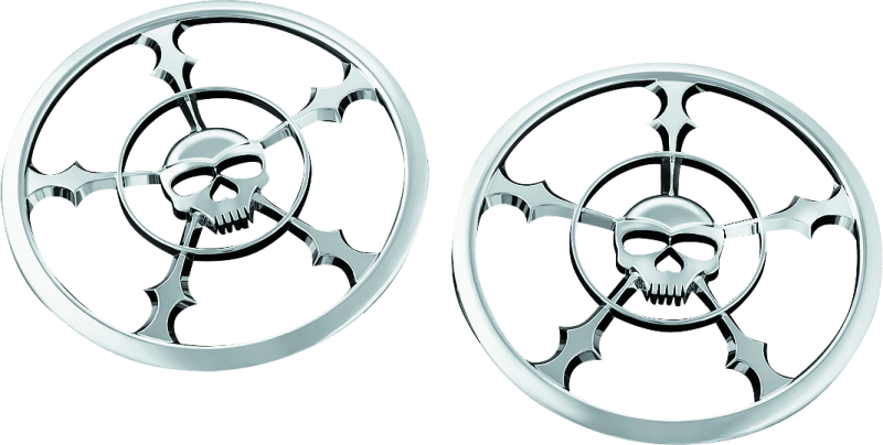 Kuryakyn Zombie Speaker Grill 14-Up Touring Chrome - Cycle City Outdoors