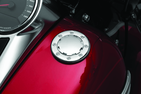 Kuryakyn Vented Flush Mount Gas Cap Chrome - Cycle City Outdoors