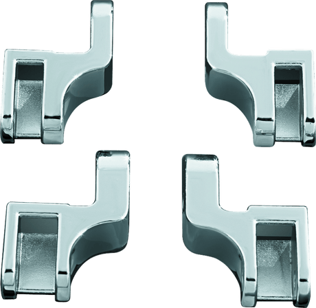 Kuryakyn Driver Floorboard Relocation Brackets For FLST Models Chrome - Cycle City Outdoors