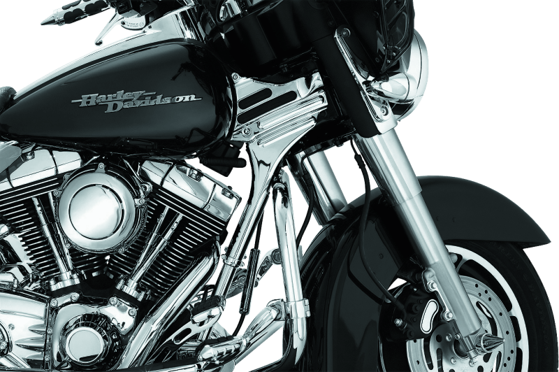 Kuryakyn Deluxe Neck Covers 95-07 Touring Models Chrome - Cycle City Outdoors