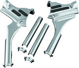 Kuryakyn Deluxe Neck Covers 95-07 Touring Models Chrome - Cycle City Outdoors