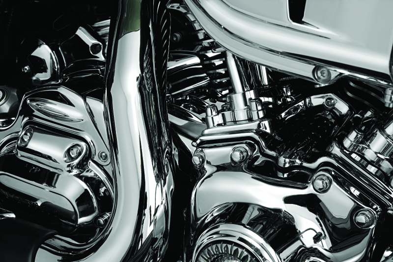 Kuryakyn Rear Cylinder Base Cover 09-16 Touring Models - Cycle City Outdoors
