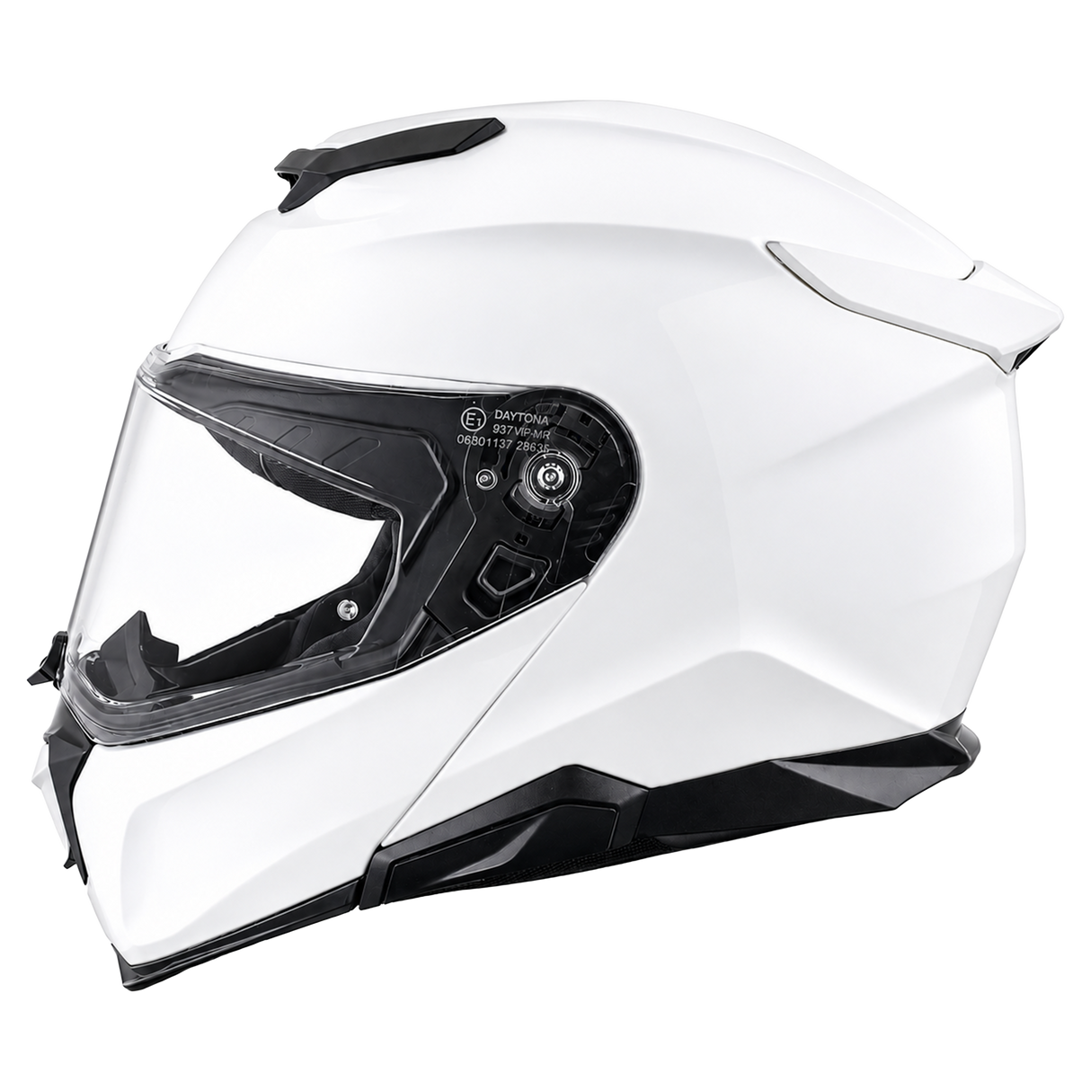 Daytona - D.O.T. & ECE Daytona Legacy- Hi-Gloss White Modular Helmet