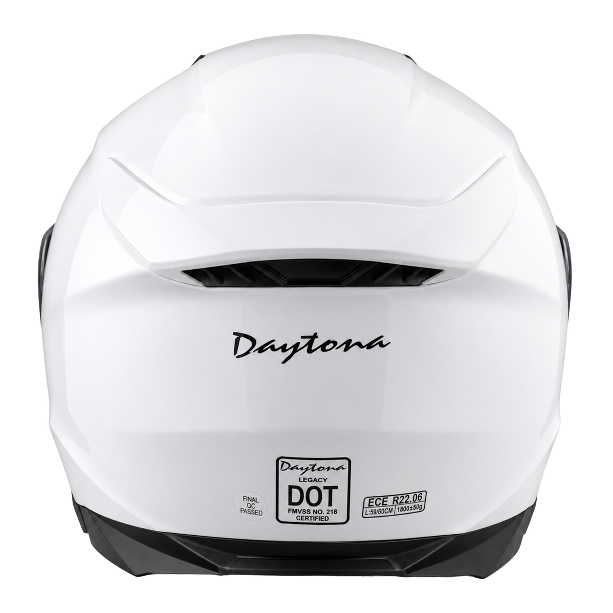 Daytona - D.O.T. & ECE Daytona Legacy- Hi-Gloss White Modular Helmet