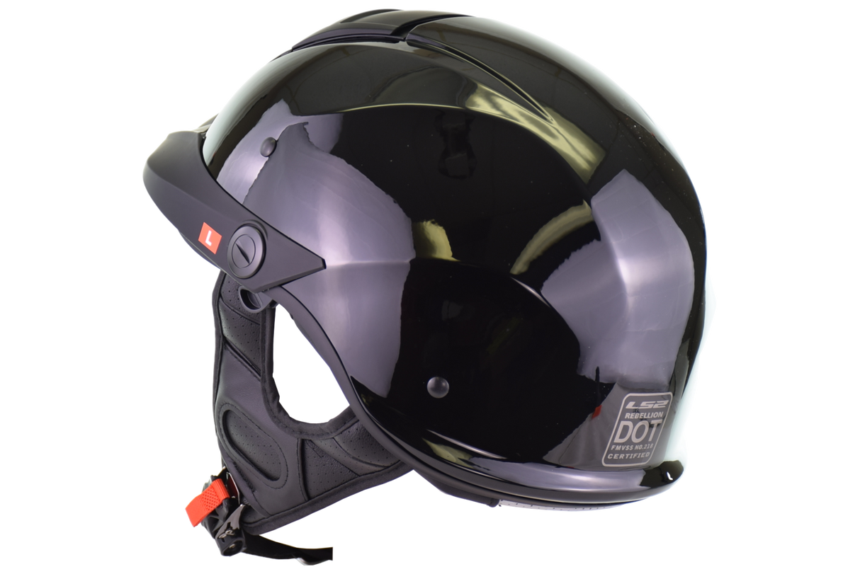 LS2 - Rebellion Half Helmet Helmet - Gloss Black