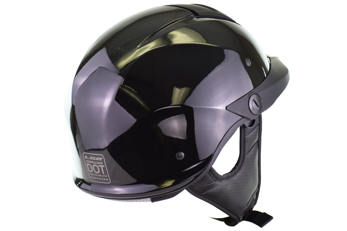 LS2 - Rebellion Half Helmet Helmet - Gloss Black