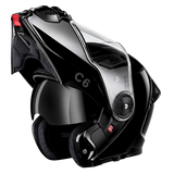 Daytona - D.O.T. & ECE Daytona C6- Hi-Gloss Black Modular Motorcycle Helmet