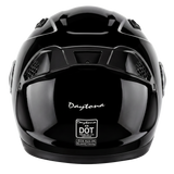 Daytona - D.O.T. & ECE Daytona C6- Hi-Gloss Black Modular Motorcycle Helmet