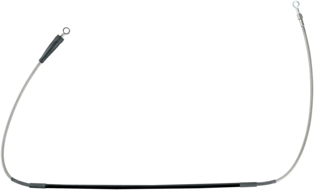 MOOSE RACING Brake Line - Front - Stainless Steel - Yamaha Y01-1-058/P - Cycle City Outdoors