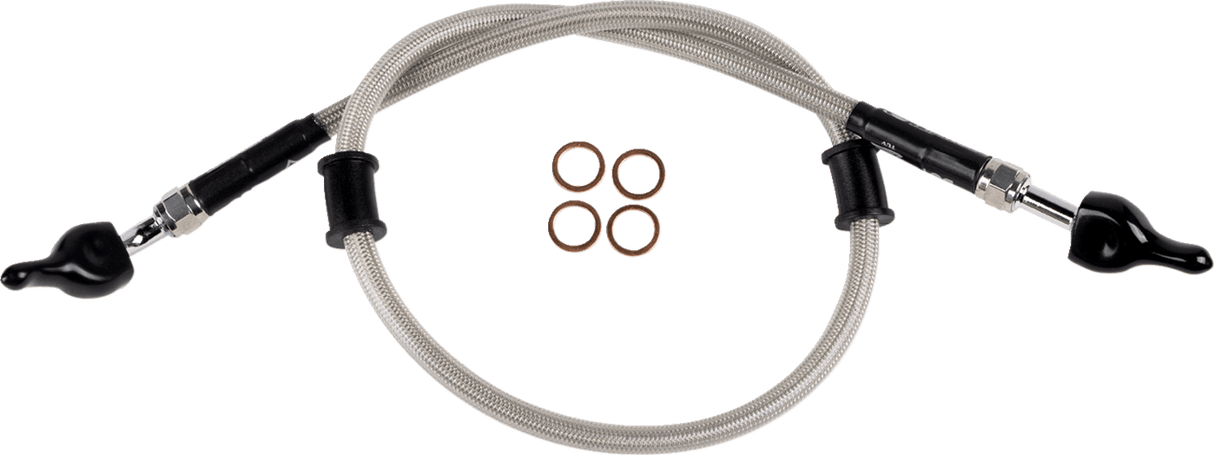 MOOSE RACING Brake Line - Stainless Steel H02-1-064/P - Cycle City Outdoors