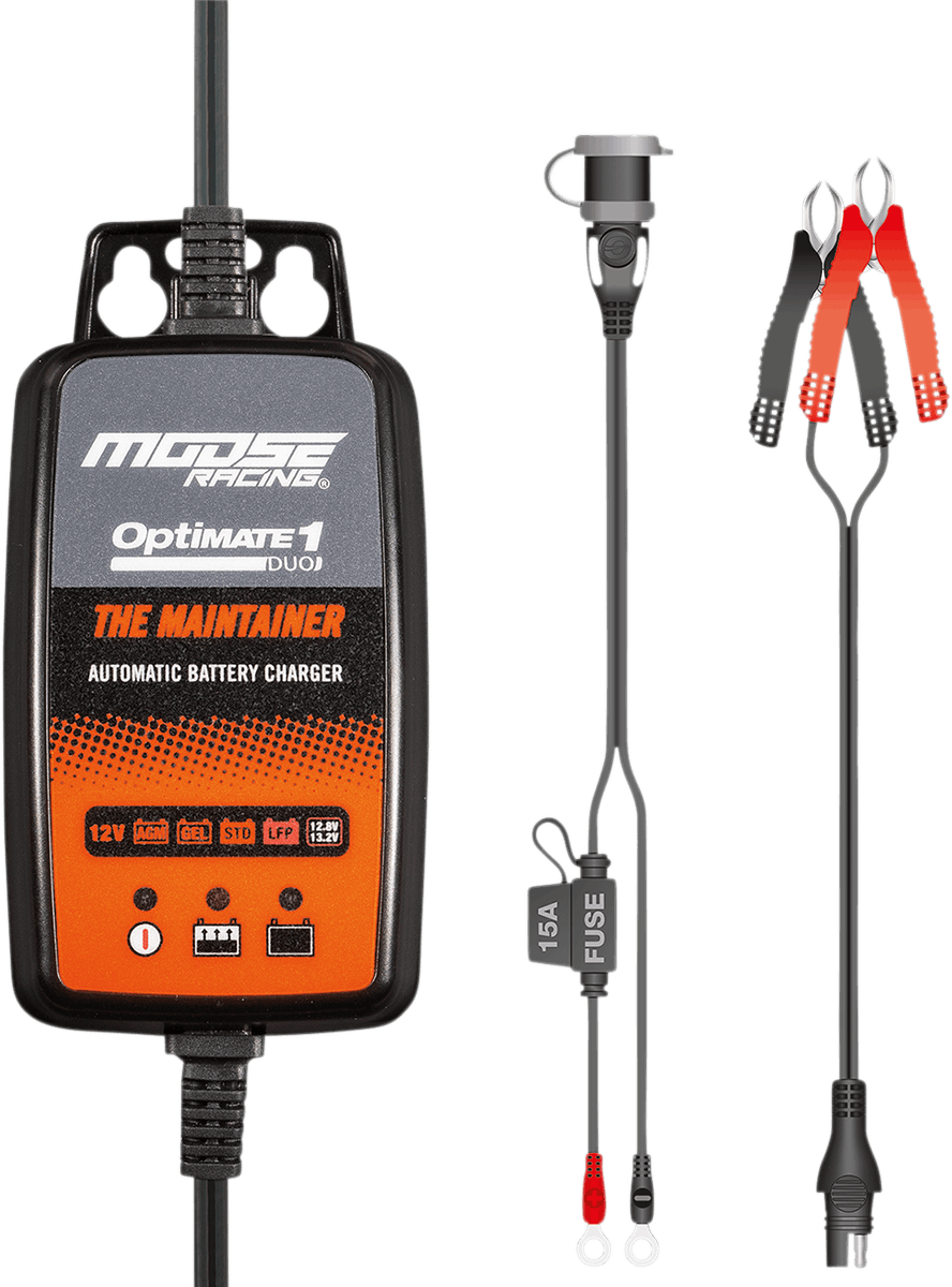 MOOSE RACING Optimate 1 Charger - DUO TM-611 - Cycle City Outdoors