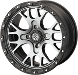 MOOSE UTILITY Wheel - 545X - Front/Rear - Gray - 14x7 - 4/110 - 4+3 545147110SGBL44