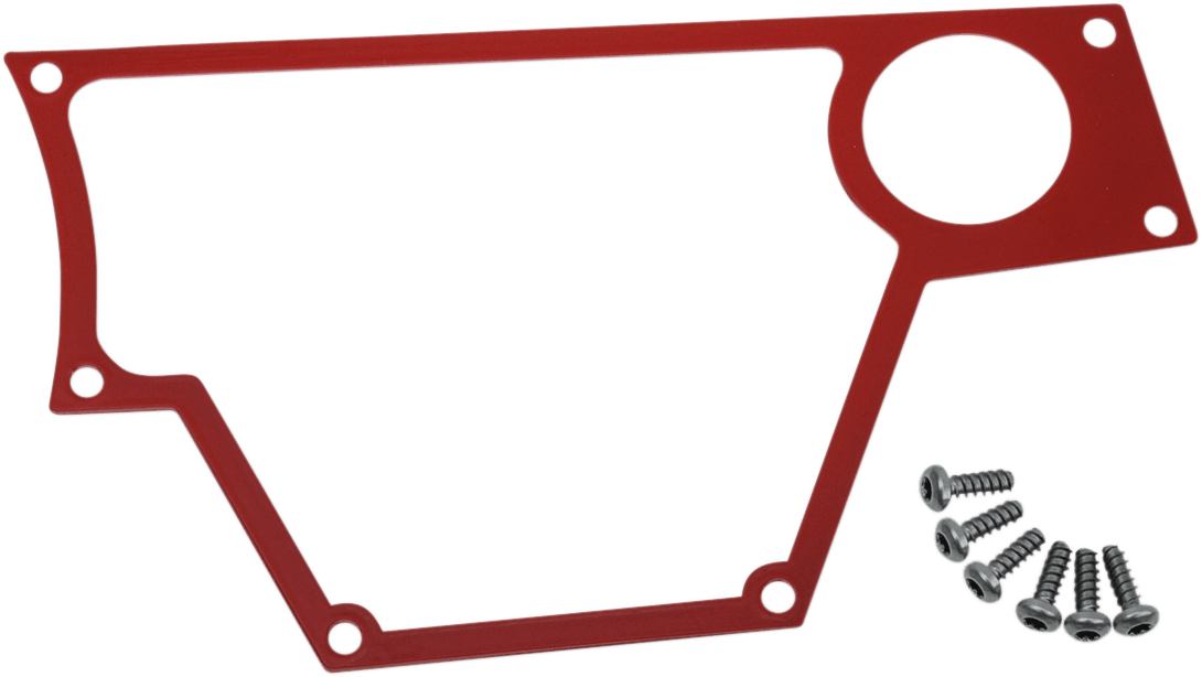 MOOSE UTILITY Dash Plate - Large - Right - Red 100-4373-PU